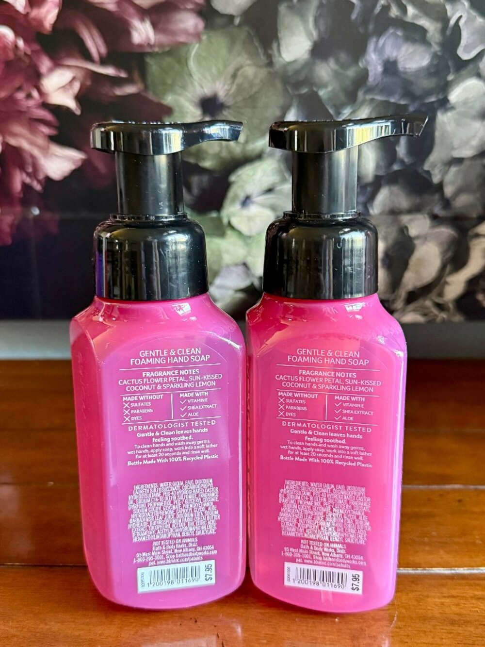 NEW 2-Pc CACTUS BLOSSOM Foaming Hand Soap Bath & Body Works - Picture 2 of 2